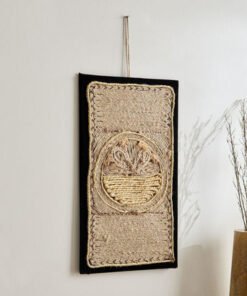 Enzo Wall Decor with Jute and Shell - 40x23 cm