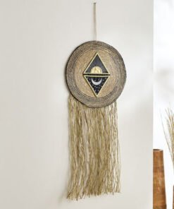 Enzo Sea Grass with Woolen Thread Wall Decor - 40x...
