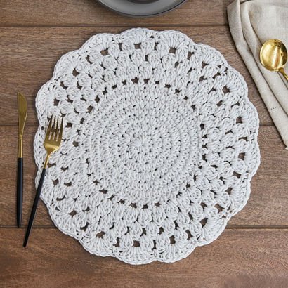 Knotscape Crochet Placemat - 38 cm