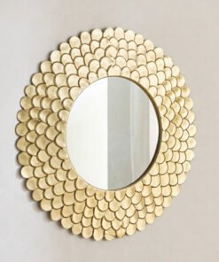 Delp Premium Heavy Duty Metal Scallop Wall Mirror ...