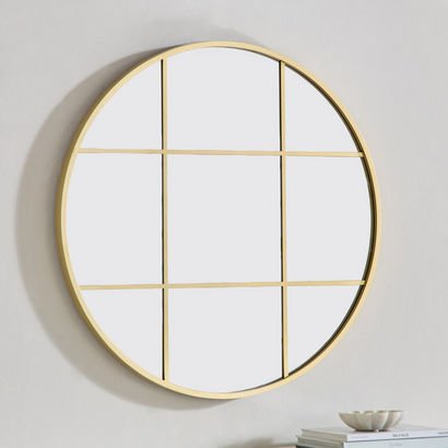 Costello Windowpane Mirror - 80x80x3 cm