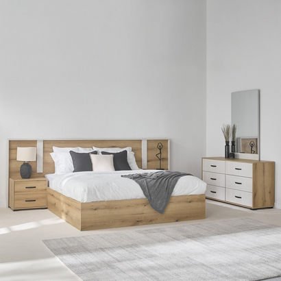 Athens Uber 5-Piece King Bedroom Set - 180x200 cm
