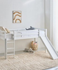 Stova Vanilla Loft Single Bed with Slide and Climb...