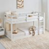 Stova Vanilla Single Floor Bunk Bed - 90x200 cm