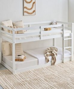 Stova Vanilla Single Floor Bunk Bed - 90x200 cm