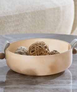Auden Glass Decorative Bowl with Blob - 25.5x23 x7...