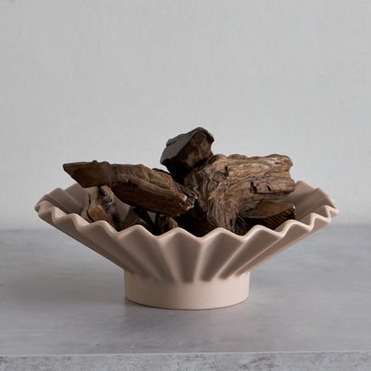 Tilden Bouquet Design Ceramic Deco Bowl - 24.5x24....