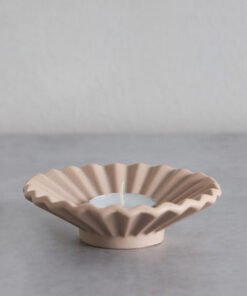 Tilden Bouquet Design Ceramic Candle Dish - 11x11x...