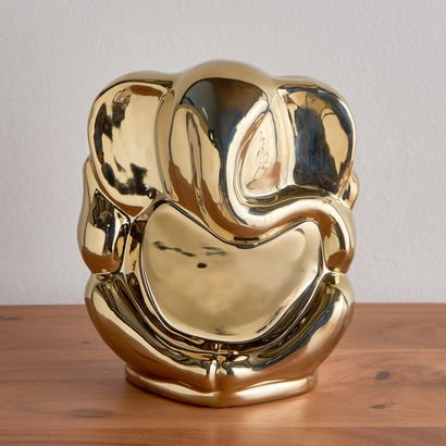 Fuse Ceramic Ganesha Figurine - 20x12x24 cm