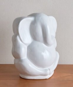 Fuse Ceramic Ganesha Figurine - 20x12x24 cm