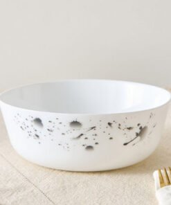 Splatter Opalware Serving Bowl - 20 cm