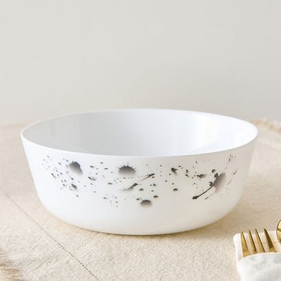 Splatter Opalware Serving Bowl - 20 cm