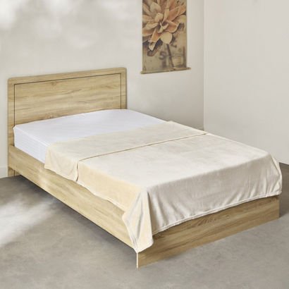 Nova Solid Flannel Twin Blanket - 140x200 cm