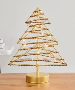 Asher Metal LED Xmas Tree Accent - 25.5x10.4x32.8 ...