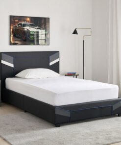 Gamerz Smart Upholstered Single Gaming Bed - 90x20...
