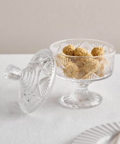 Candy Bowl with Pedestal and Lid - 12.5x12.5x17.5 ...