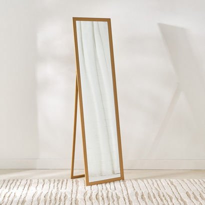 Brecklyn MDF and Glass Floor Standing Mirror - 40x...