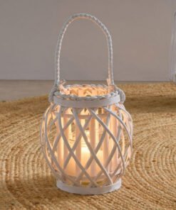 Vera-Willa Willow Natural Lantern - 14x14x21 cm