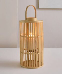 Vera-Willa Bamboo Lantern - 25x25x68 cm