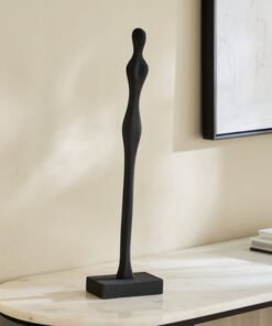 Rayon Wooden Human Figurine Table Decor with Woode...