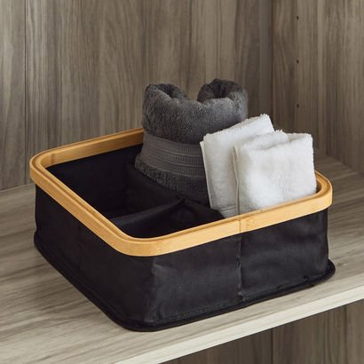 Oxford Fabric Wardrobe Organiser with 4 Compartmen...