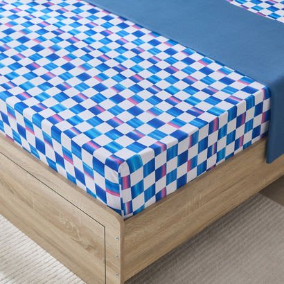 Gaming Racer Twin Microfibre Fitted Sheet - 120x20...