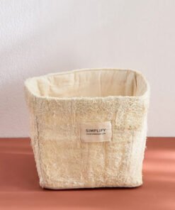 Bella Luffa Box Planter with Wooden Tag - 14x14x11...