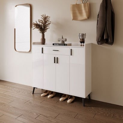 Marwell 22-Pair Sintered Stone Shoe Cabinet with 4...