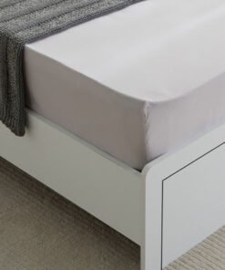 Purely-percale 300TC Single Fitted Sheet - 90x200+...