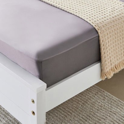 Opulent Luxe Solid Cotton Olympic Queen Fitted She...