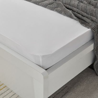 Essential Cotton Single Fitted Sheet - 90x200+36 c...
