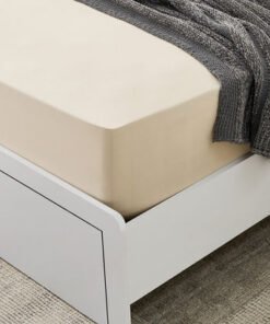 Essential Cotton Queen Fitted Sheet - 150x200+36 c...