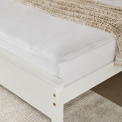 Hamilton Striped Satin Cotton King Fitted Sheet - ...