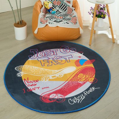 Tom Gearhead Ben Go Fast Printed Flannel Rug - 120...