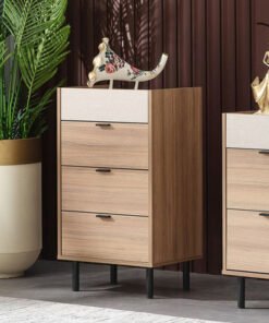 Swan Chest of 4-Drawers