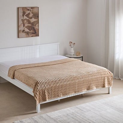 Delft Jacquard Flannel Queen Blanket - 200x220 cm