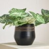 Nydril Aluminium Hammered Planter - 15x15x16 cm