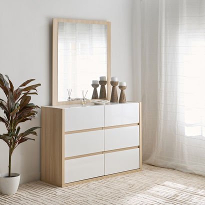Artisan Master Dresser with Mirror