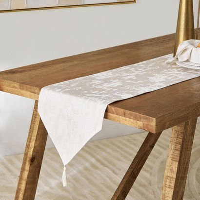 Harper Marley Jacquard Table Runner - 33x180 cm