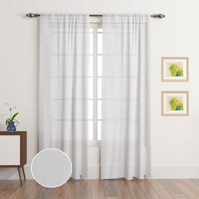 Atlanta Single Voile Sheer Curtain - 135x300 cm
