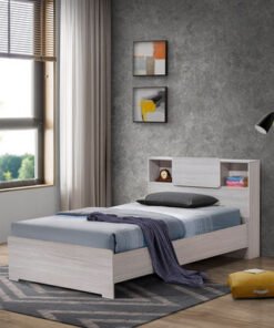 Elmwood Smart Twin Bed with Storage Headboard - 12...