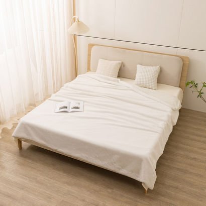 Lla Ura Rabbit Fur Double Layer King Blanket - 220...