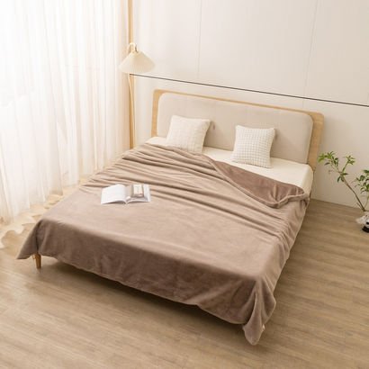 Lla Ura Rabbit Fur Double Layer King Blanket - 220...