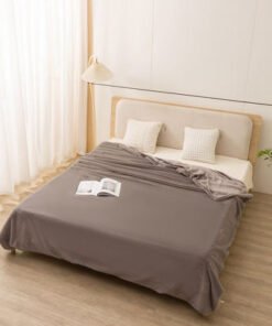 Lla Ura Rabbit Fur Double Layer Twin Blanket - 150...