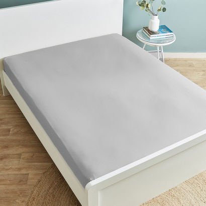 Ballina Solid Cotton King Flat Sheet - 240x260 cm