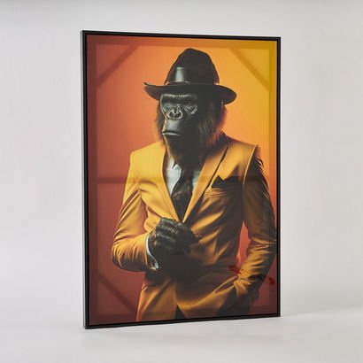 Ersel Ape Framed Picture - 50x70x2.5 cm