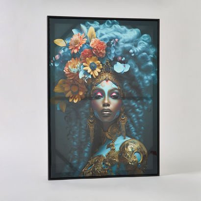 Ersel Lady Framed Picture - 50x70x2.5 cm
