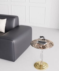 Grandora Sintered Stone Accent End Table