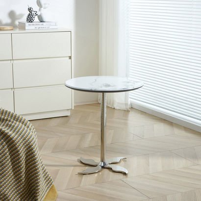 Sentara Sintered Stone Top Accent End Table