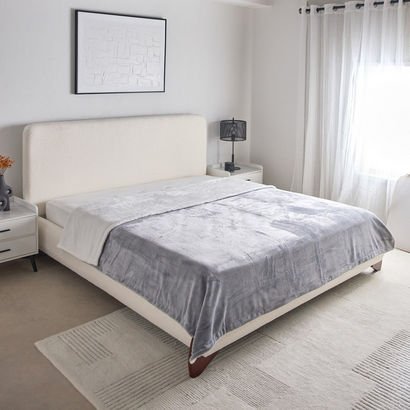 Snugsoft Flannel Double Layer King Blanket - 220x2...